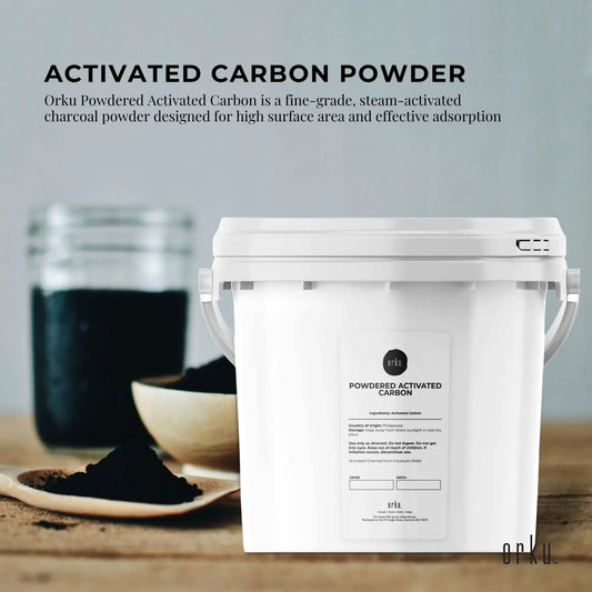 Orku 2.3Kg Activated Carbon Powder Coconut Charcoal Bucket - Water Filtration V238-SUPDZ-30725926748240