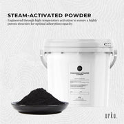 Orku 2.3Kg Activated Carbon Powder Coconut Charcoal Bucket - Water Filtration V238-SUPDZ-30725926748240