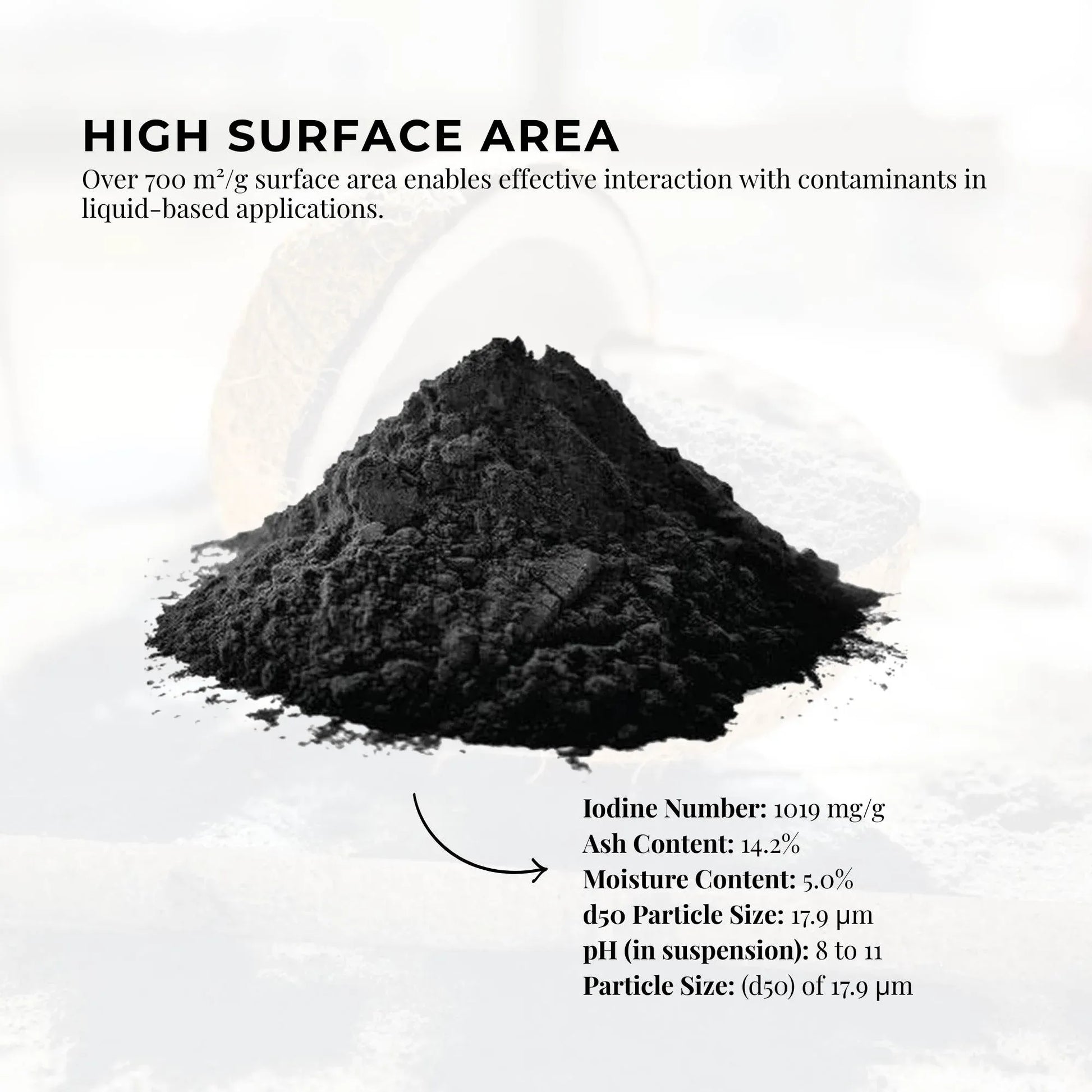 Orku 2.3Kg Activated Carbon Powder Coconut Charcoal Bucket - Water Filtration V238-SUPDZ-30725926748240
