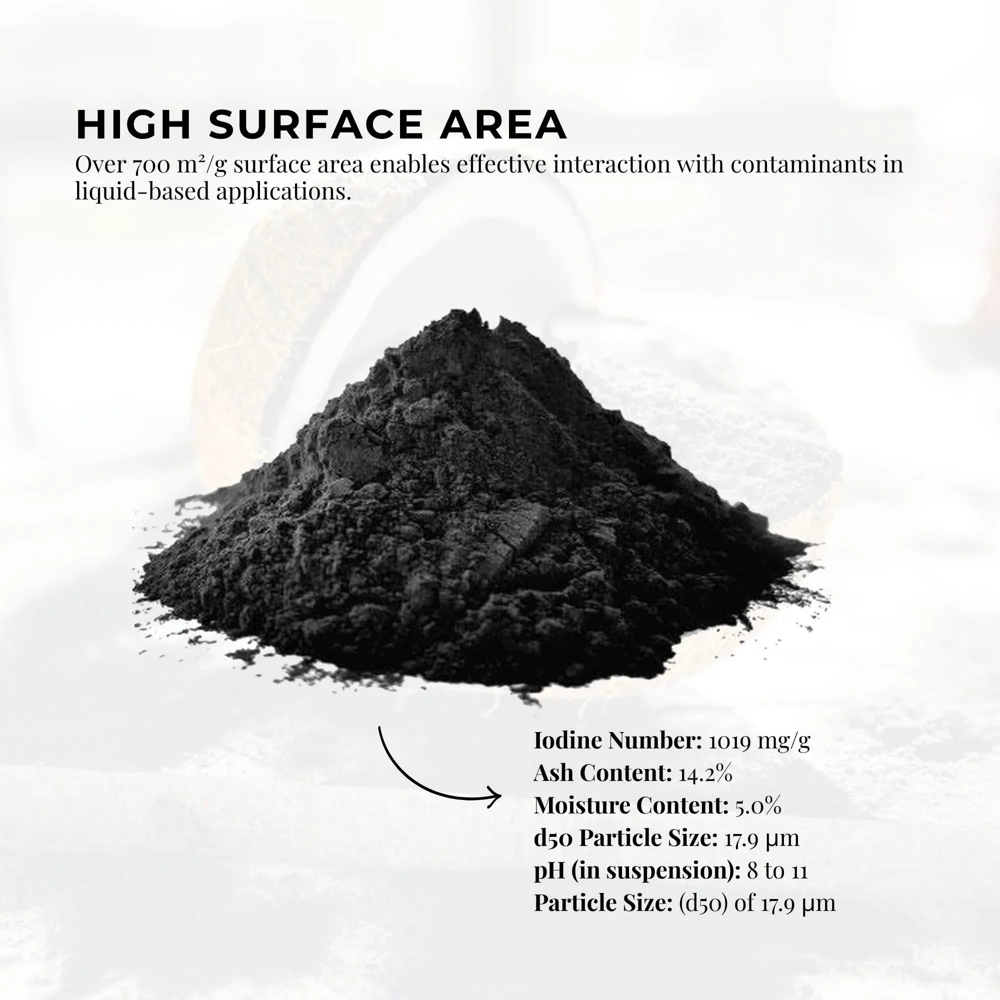 Orku 2.3Kg Activated Carbon Powder Coconut Charcoal Bucket - Water Filtration V238-SUPDZ-30725926748240