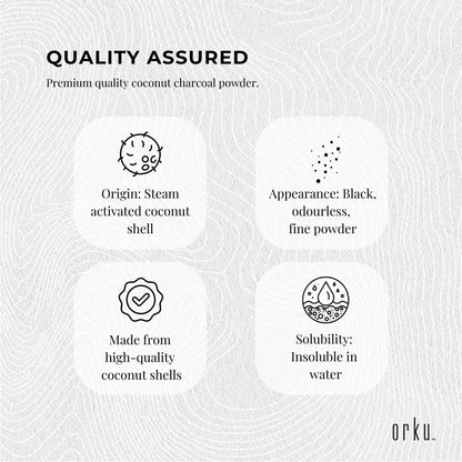 Orku 2.3Kg Activated Carbon Powder Coconut Charcoal Bucket - Water Filtration V238-SUPDZ-30725926748240