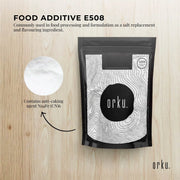 Orku 100g Potassium Chloride Powder (KCl) - Food Grade E508 Salt Substitute V238-SUPDZ-30737225252944