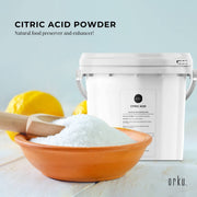 Orku 5Kg Citric Acid Powder Tub - Food Grade Non GMO Anhydrous Preservative E330 V238-SUPDZ-30942718361680