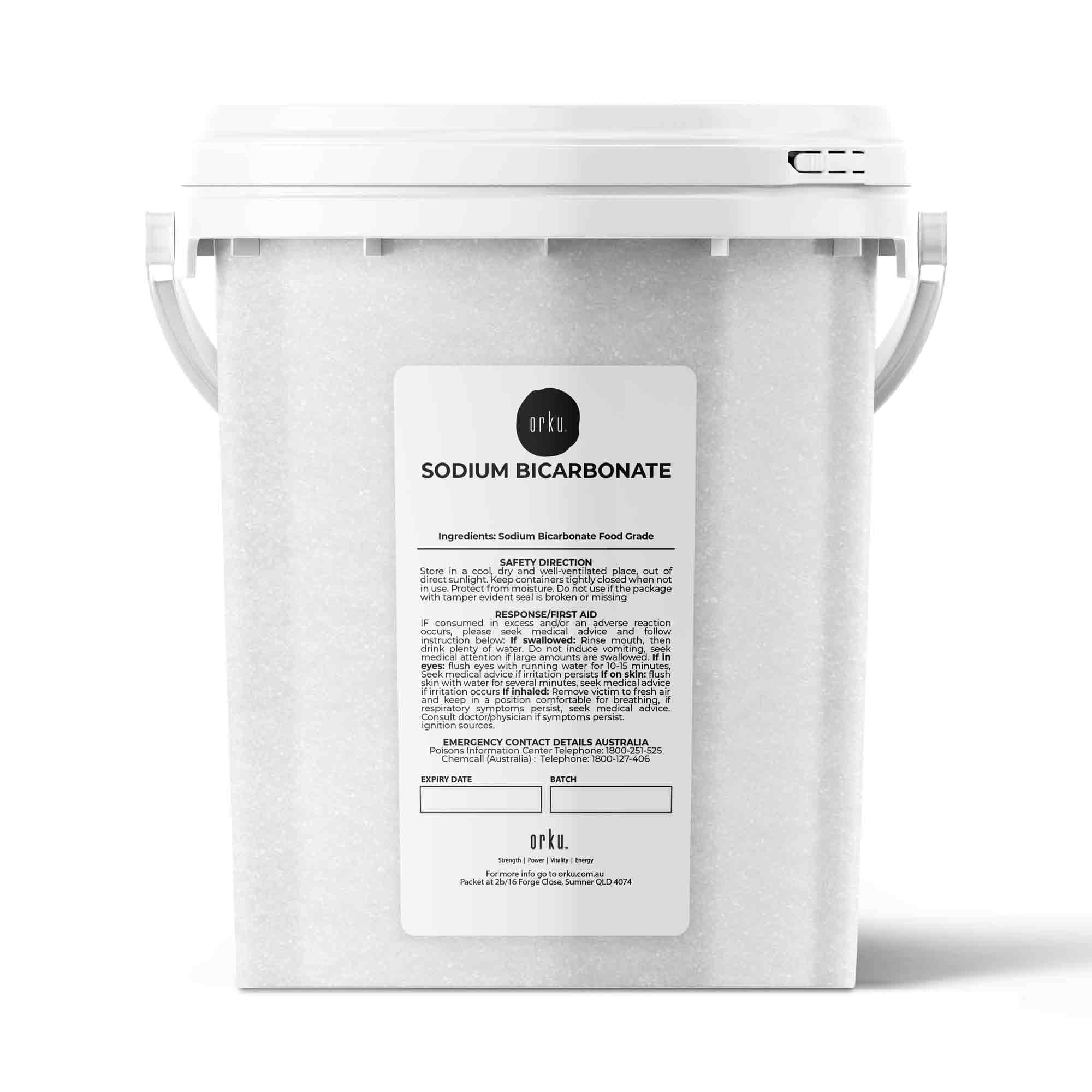 Orku 1.3Kg Sodium Bicarbonate Food Grade Tub Baking Soda Aluminium Free Powder V238-SUPDZ-30943353897040