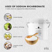 Orku 5Kg Sodium Bicarbonate Food Grade Tub Baking Soda Aluminium Free Powder V238-SUPDZ-30943440732240