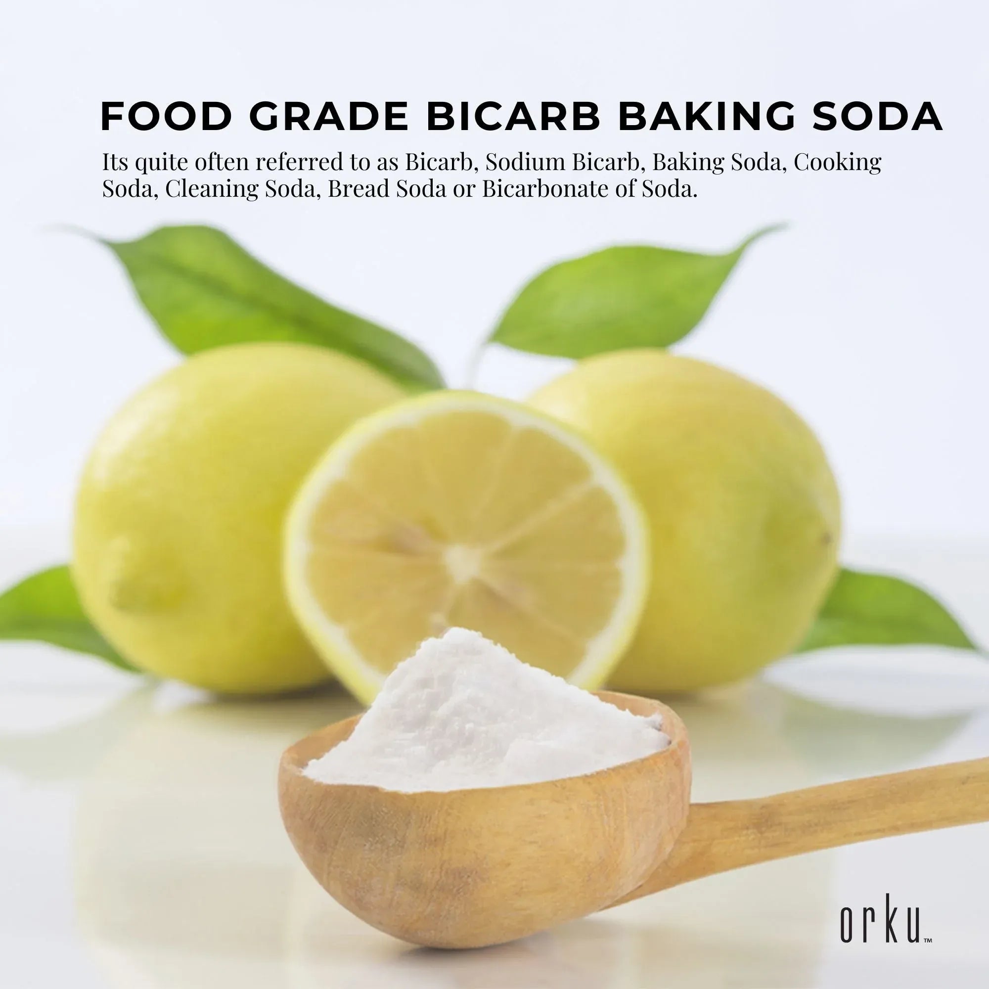 Orku 5Kg Sodium Bicarbonate Food Grade Tub Baking Soda Aluminium Free Powder V238-SUPDZ-30943440732240