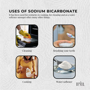Orku 400g Sodium Bicarbonate Food Grade Baking Soda Aluminium Free NaHCO3 Powder V238-SUPDZ-30943870877776