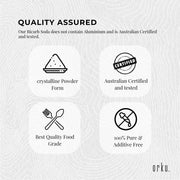 Orku 400g Sodium Bicarbonate Food Grade Baking Soda Aluminium Free NaHCO3 Powder V238-SUPDZ-30943870877776