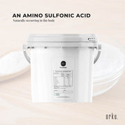 Orku 5kg Taurine Powder Tub - High Purity L-Taurine Amino Acid Ingredient V238-SUPDZ-30955737120848