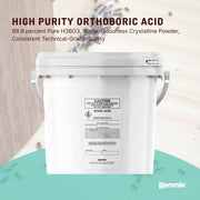 Kemmie 4.9Kg Boric Acid Powder 99.9% Pure Tub - Soluble Orthoboric Acid H3BO3 V238-SUPDZ-30956359319632