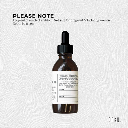 Orku 25ml Organic Neem Seed Oil - Debitterised Cold Pressed Azadirachtin Indica V238-SUPDZ-31136425377872