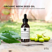 Orku 25ml Organic Neem Seed Oil - Debitterised Cold Pressed Azadirachtin Indica V238-SUPDZ-31136425377872