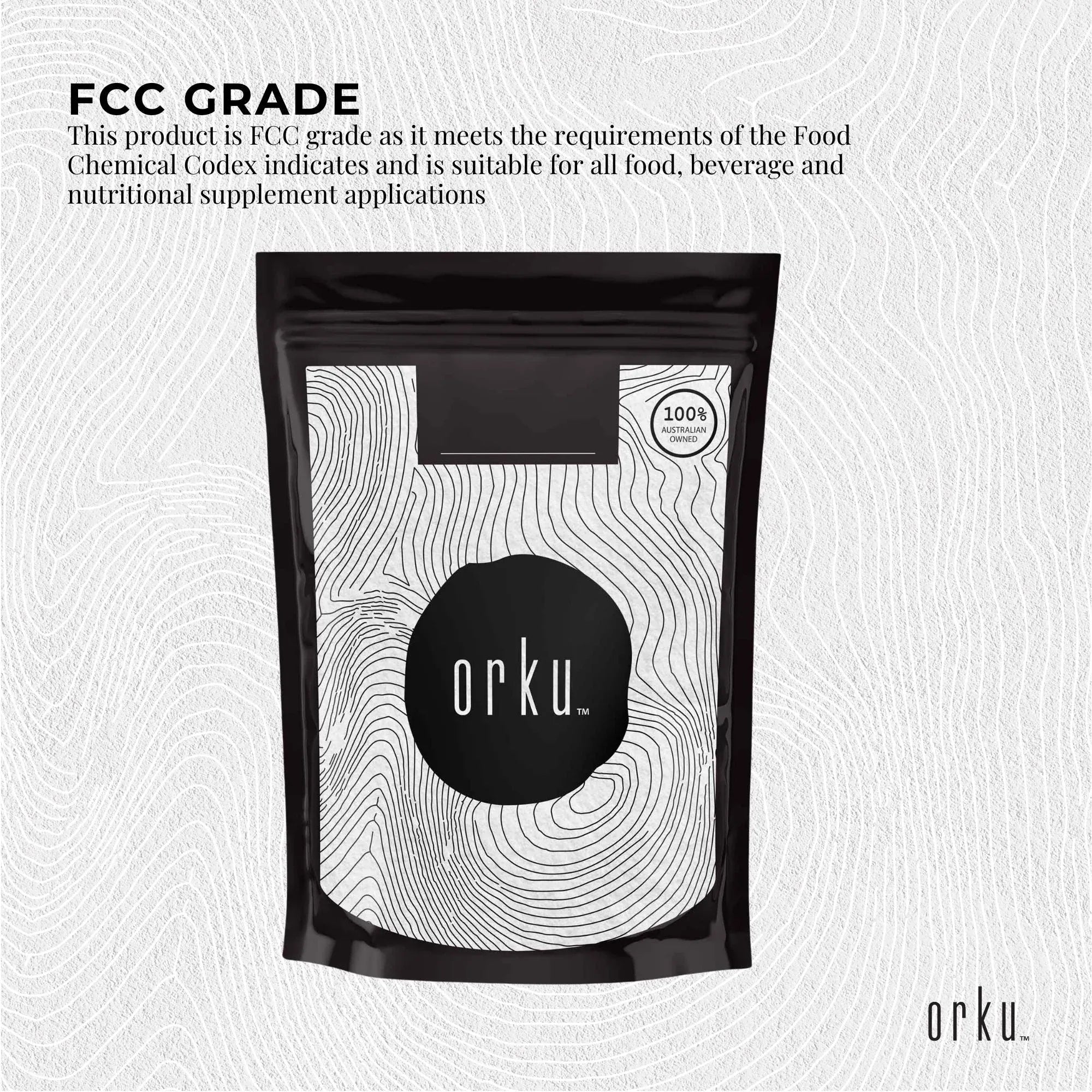 Orku 100g Potassium Bicarbonate Powder - Food Grade Pure FCC Brewing Baking V238-SUPDZ-31299450437712