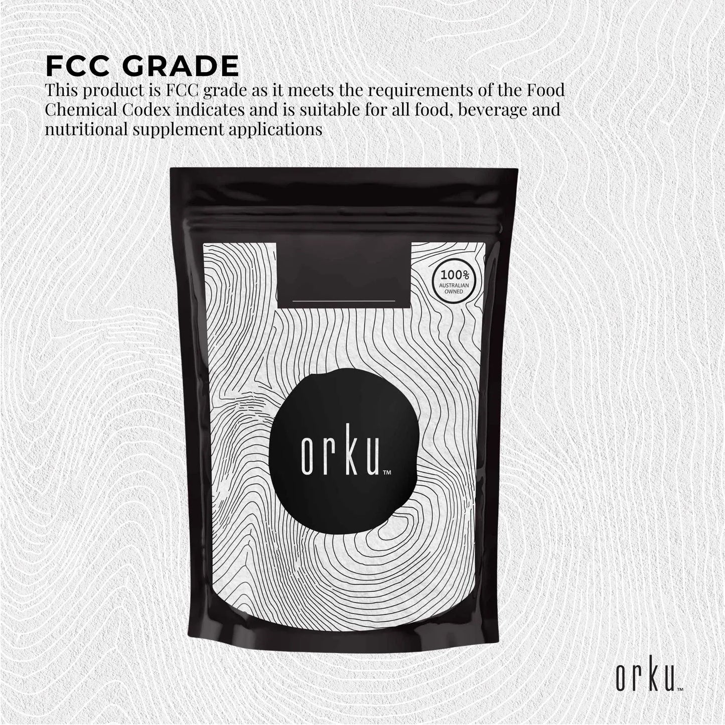 Orku 1Kg Potassium Bicarbonate Powder - Food Grade Pure FCC Brewing Baking V238-SUPDZ-31299683418192