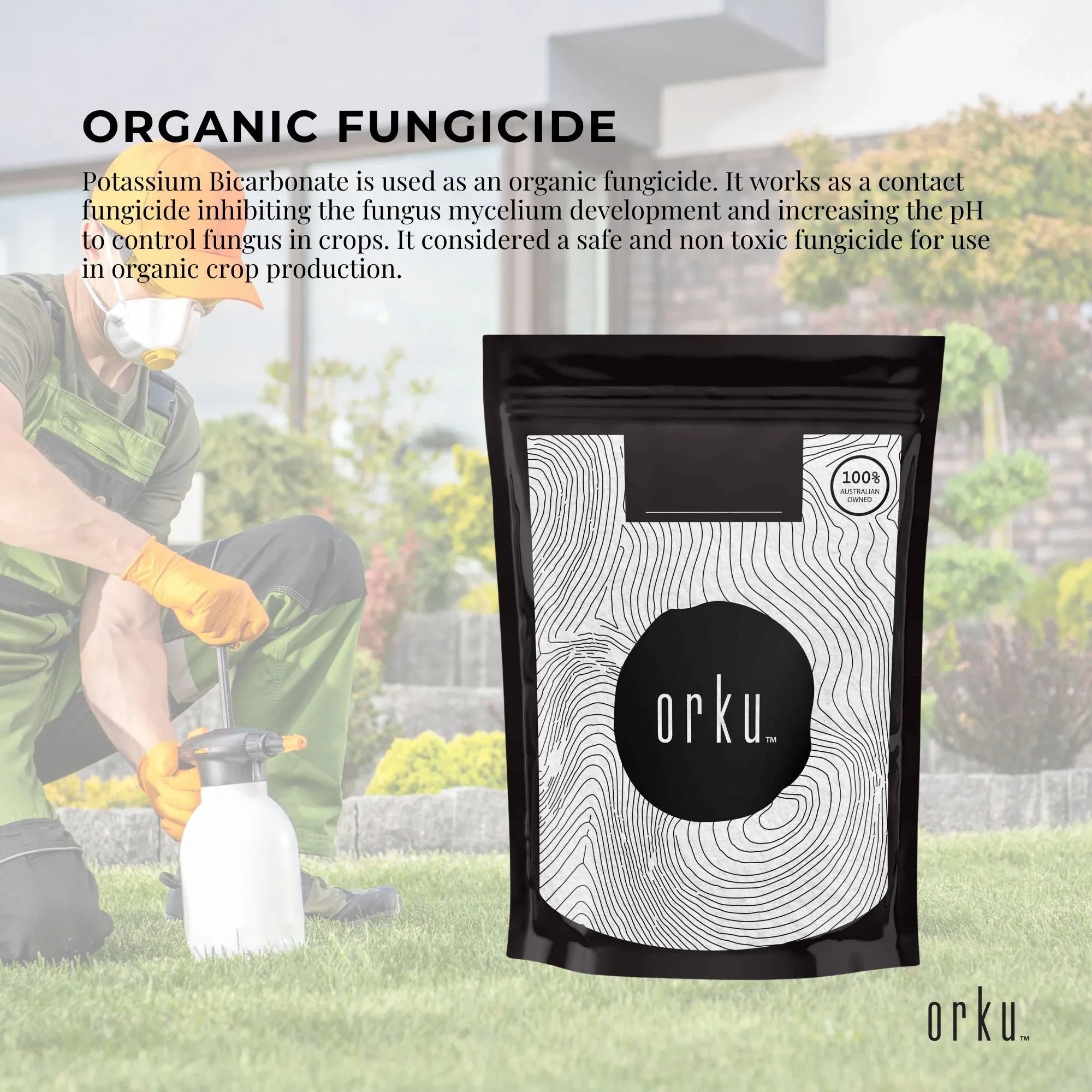 Orku 2Kg Potassium Bicarbonate Powder - Food Grade Pure FCC Brewing Baking V238-SUPDZ-31299702849616