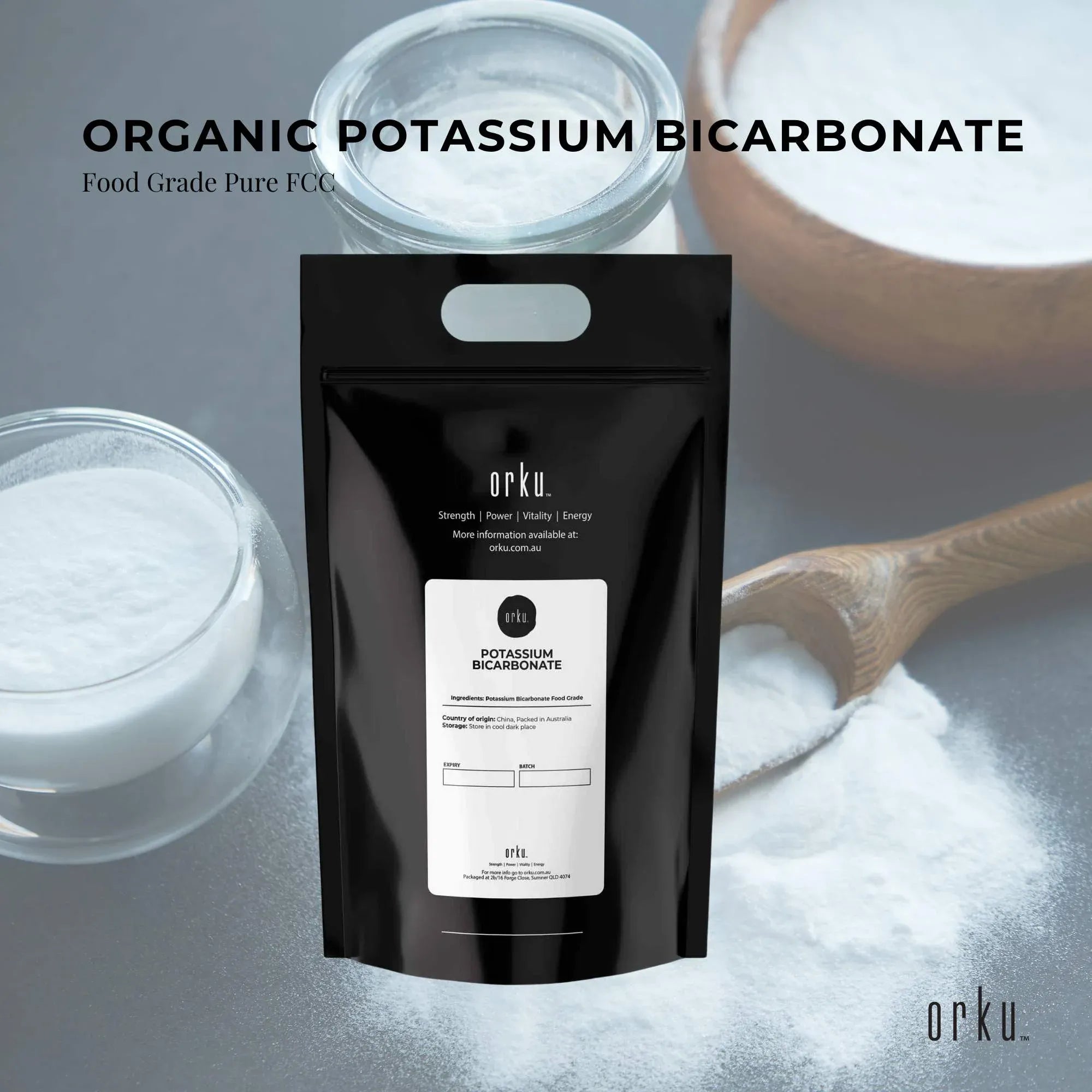 Orku 5Kg Potassium Bicarbonate Powder - Food Grade Pure FCC Brewing Baking V238-SUPDZ-31299728343120