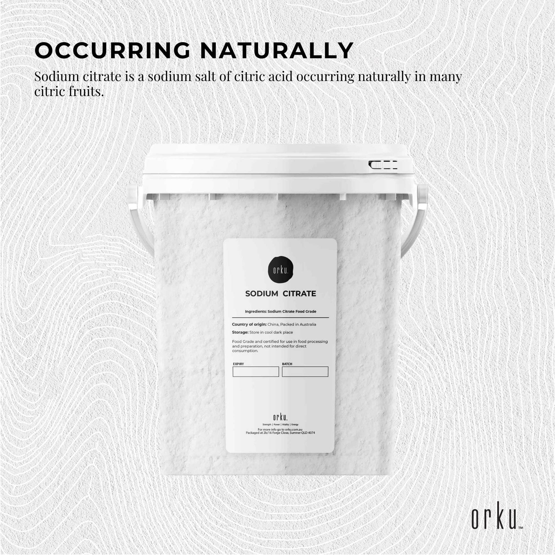 1.3Kg Sodium Citrate Powder Tub - Trisodium Food Grade Salt Acid Preservative V238-SUPDZ-31300838817872