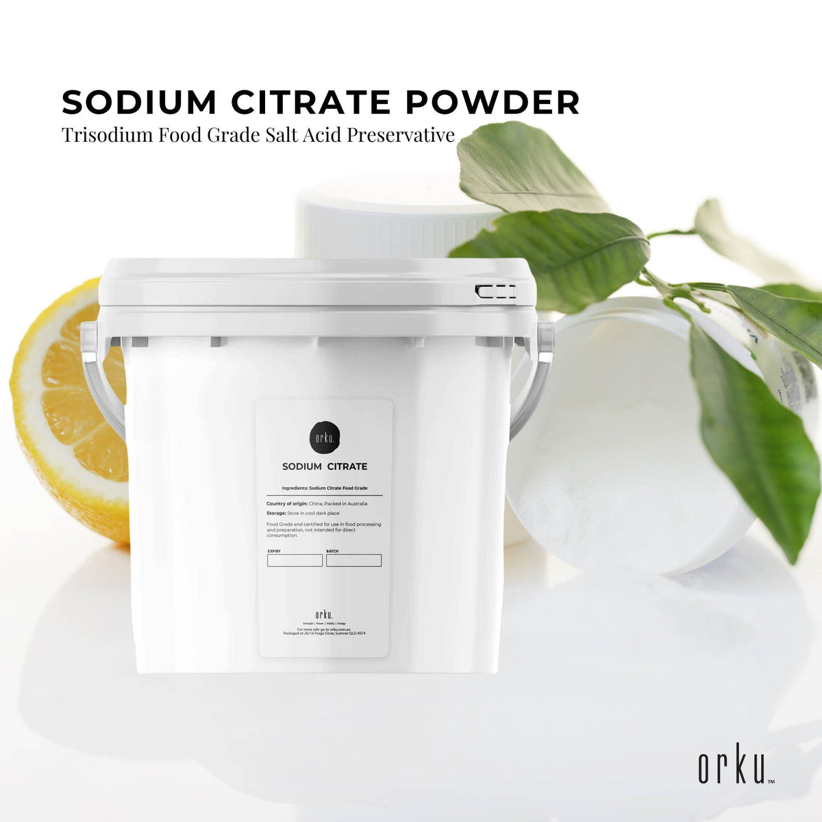 5Kg Sodium Citrate Powder Tub - Trisodium Food Grade Acid Salt Preservative V238-SUPDZ-31300911136848