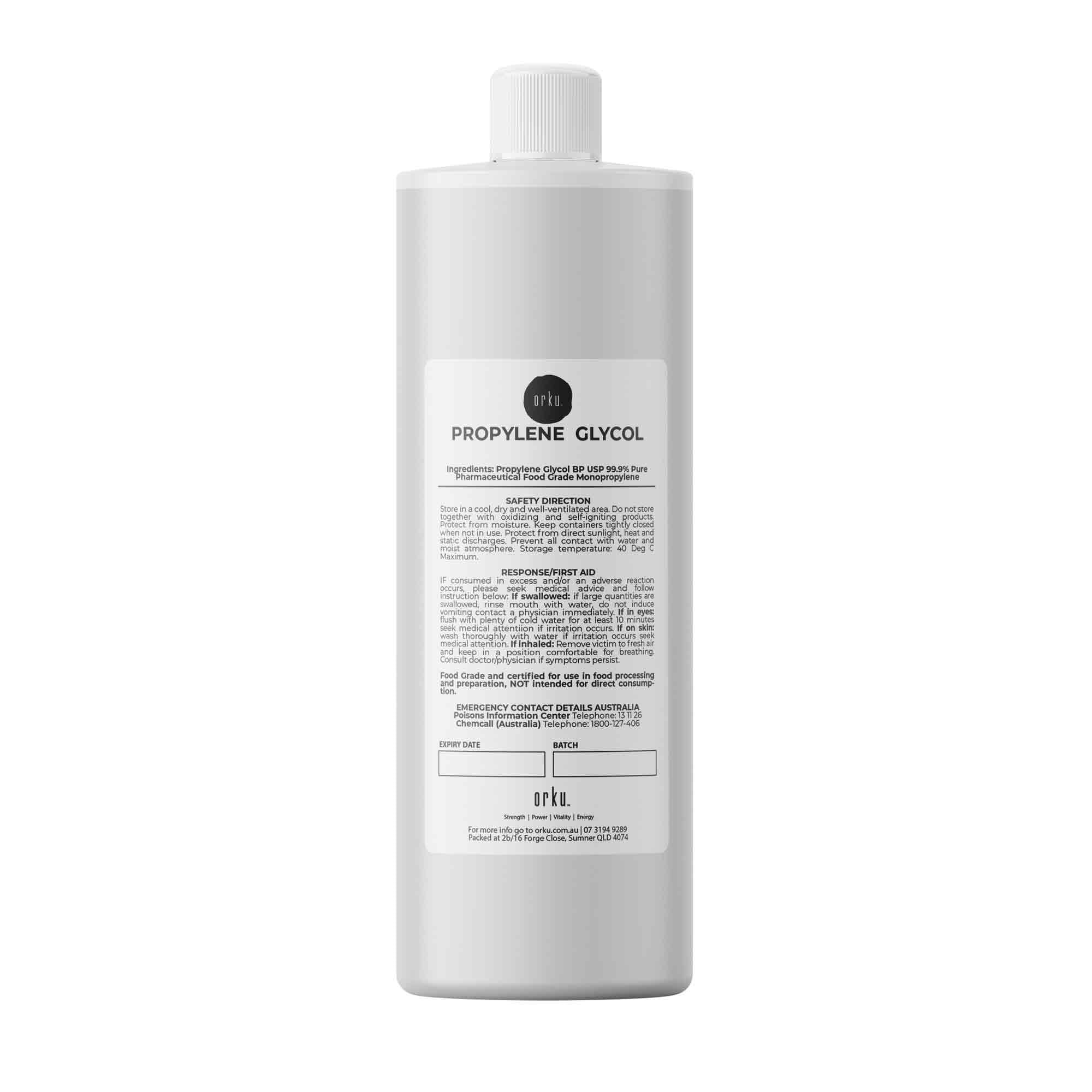 500ml Propylene Glycol BP USP 99.9% Pharmaceutical Food Grade Monopropylene V238-SUPDZ-31369576251472
