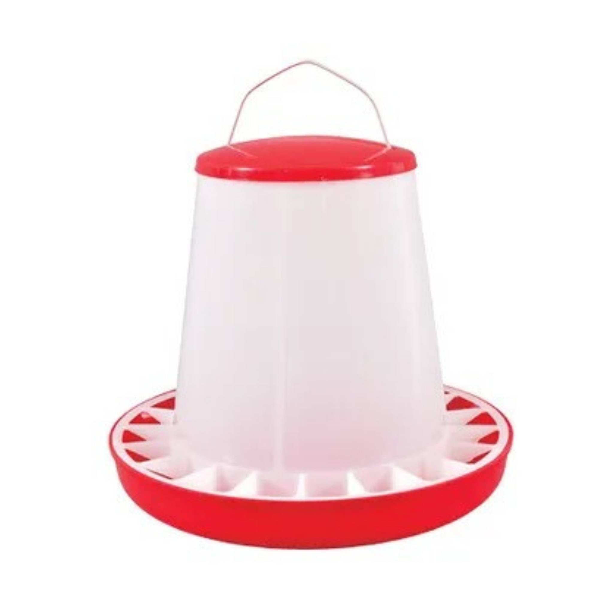 Rooster Farms 9Kg Automatic Chicken Feeder - Poultry Hen Feeding Seed Bucket V238-SUPDZ-31370005839952