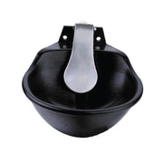 25cm Cattle Drinking Bowl - Iron Cast Mounted Automatic Water Cow Horse Trough V238-SUPDZ-31381989195856