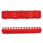 50cm Long Poultry Feeder Chicken Feeding Trough Red Plastic Flip Top Container V238-SUPDZ-31390009393232
