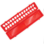 50cm Long Poultry Feeder Chicken Feeding Trough Red Plastic Flip Top Container V238-SUPDZ-31390009393232