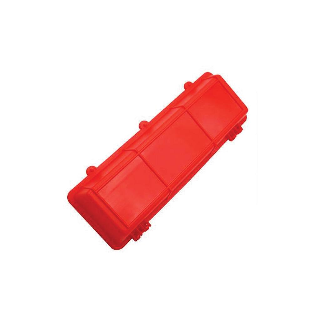 30cm Long Poultry Feeder Feeding Trough Chicken Chick Red Plastic Flip Top Container V238-SUPDZ-31390479548496