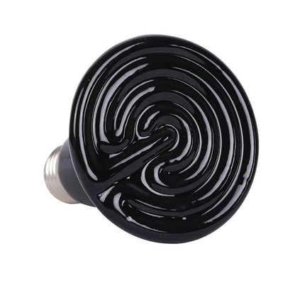 75W Pet Ceramic Heat Lamp - Infrared Heat Emitter Reptile Snake Lizard Chicken V238-SUPDZ-31391666438224