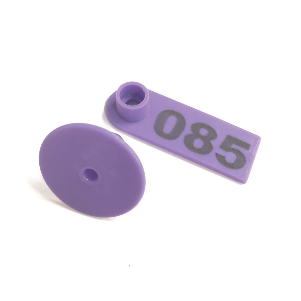 1-100 Cattle Number Ear Tags 5x2cm Purple Cow Sheep Pig Small Livestock Labels V238-SUPDZ-31398962528336