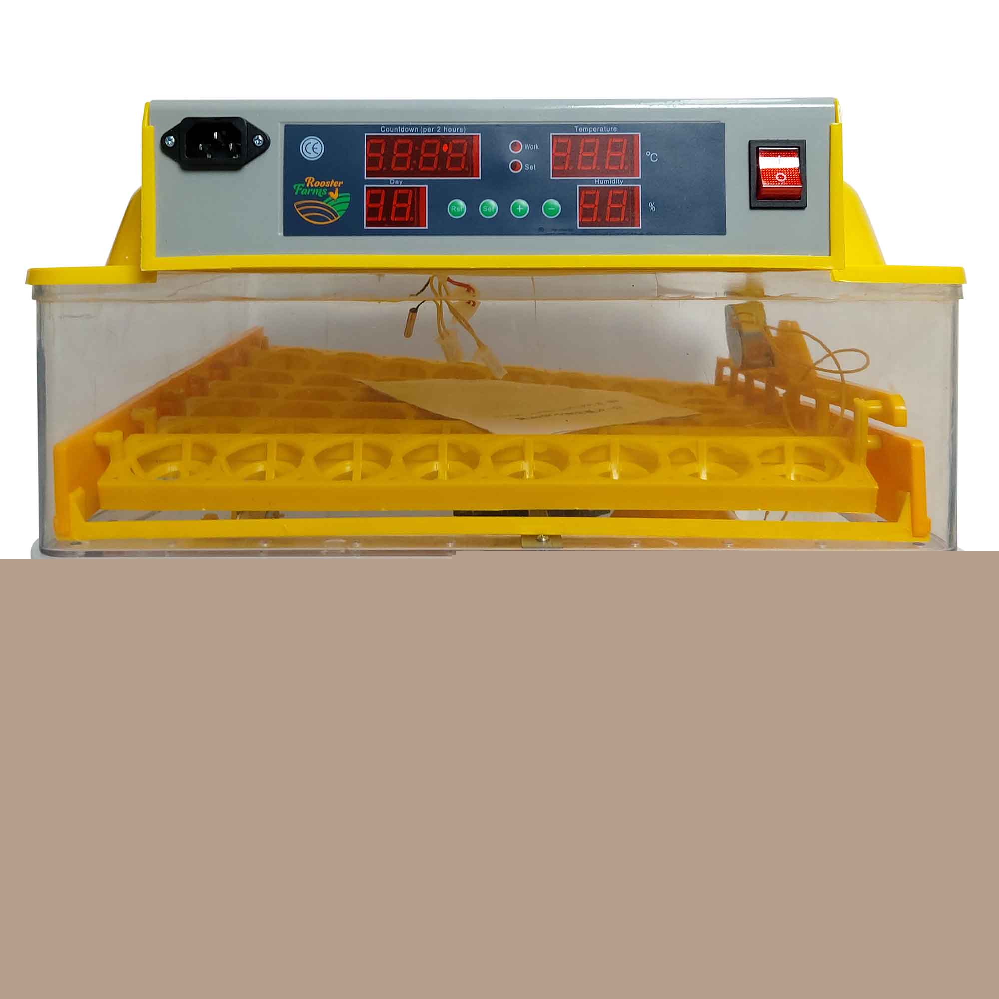 Rooster Farms Electric 96 Egg Incubator + Accessories for Chicken Quail Duck V238-SUPDZ-31400244838480