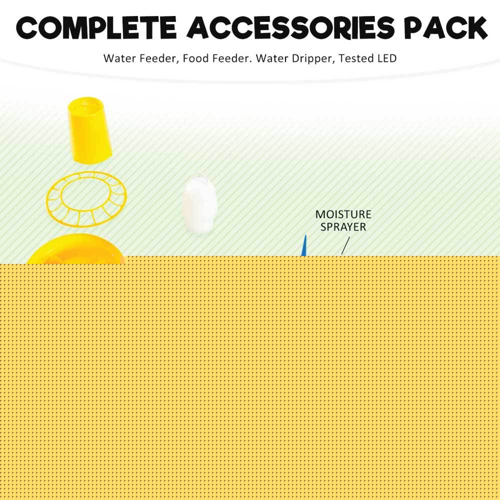 Rooster Farms Electric 96 Egg Incubator + Accessories for Chicken Quail Duck V238-SUPDZ-31400244838480