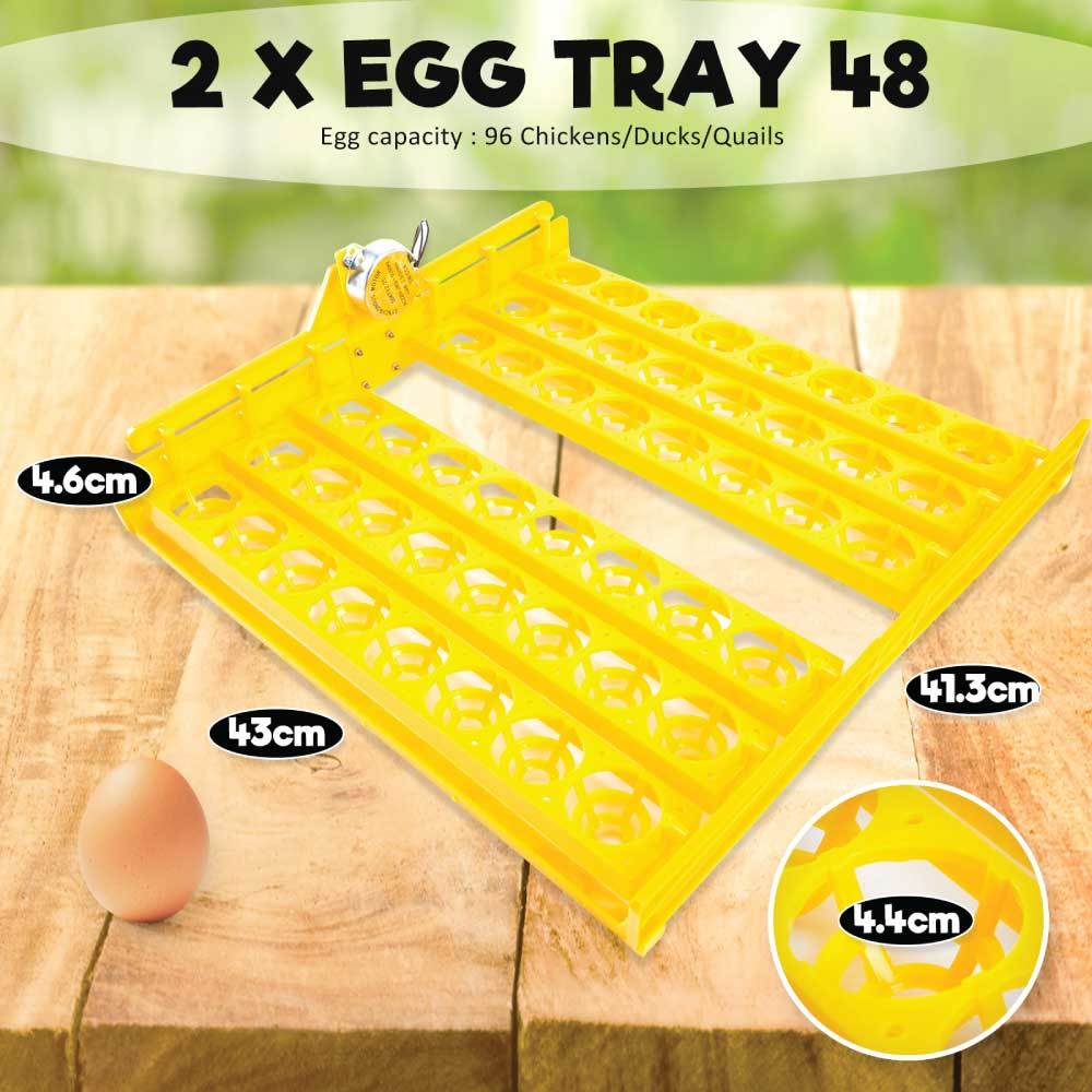 Rooster Farms Electric 96 Egg Incubator + Accessories for Chicken Quail Duck V238-SUPDZ-31400244838480
