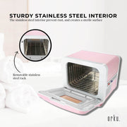 Orku 8L Pink Electric Towel Warmer UV Steriliser Cabinet Salon Heat Sanitiser V238-SUPDZ-31407410053200