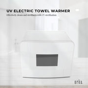 Orku 8L White Electric Towel Warmer UV Steriliser Cabinet Salon Heat Sanitiser V238-SUPDZ-31407905800272