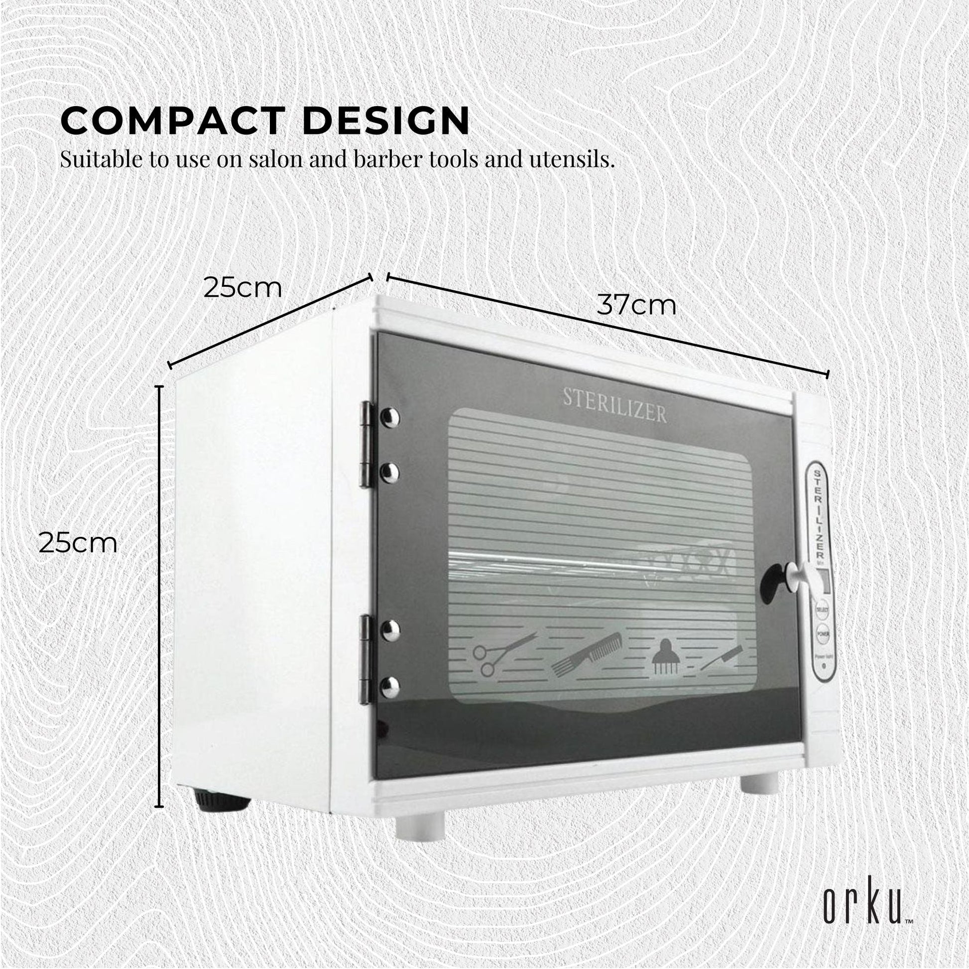 Orku 10L UV Steriliser Box Beauty Equipment Sanitising Salon Tools Sterilizer V238-SUPDZ-31452101214288