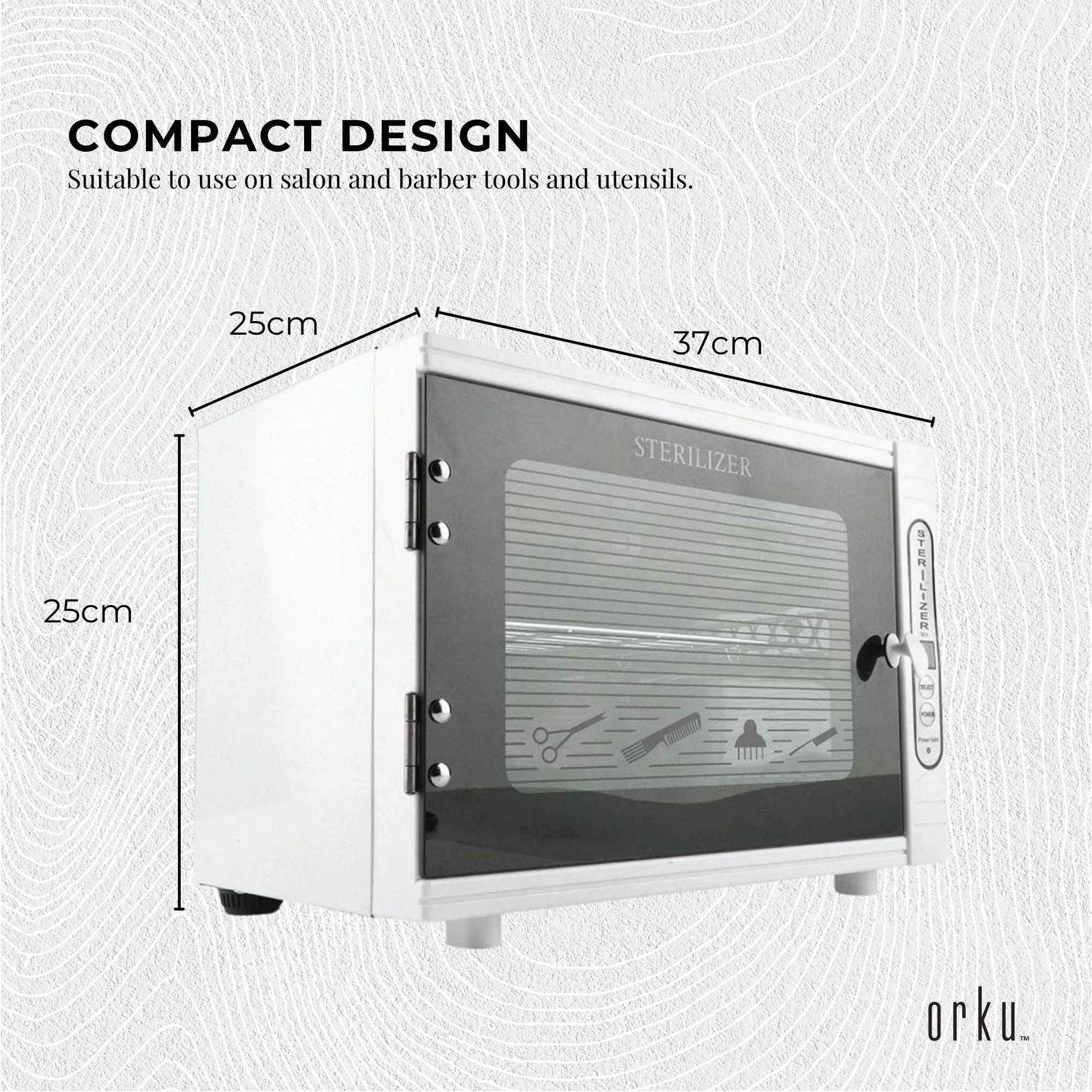 Orku 10L UV Steriliser Box Beauty Equipment Sanitising Salon Tools Sterilizer V238-SUPDZ-31452101214288
