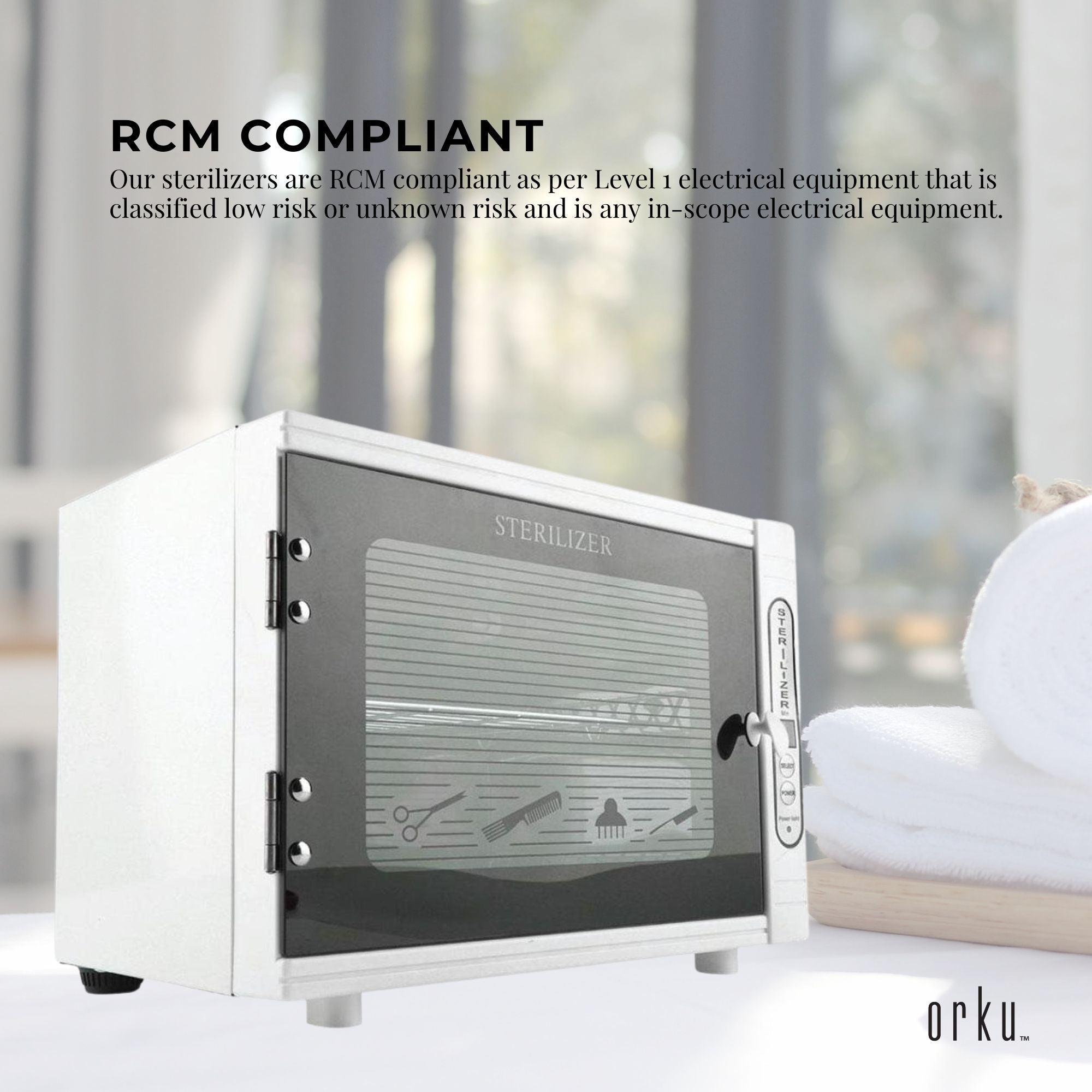 Orku 10L UV Steriliser Box Beauty Equipment Sanitising Salon Tools Sterilizer V238-SUPDZ-31452101214288