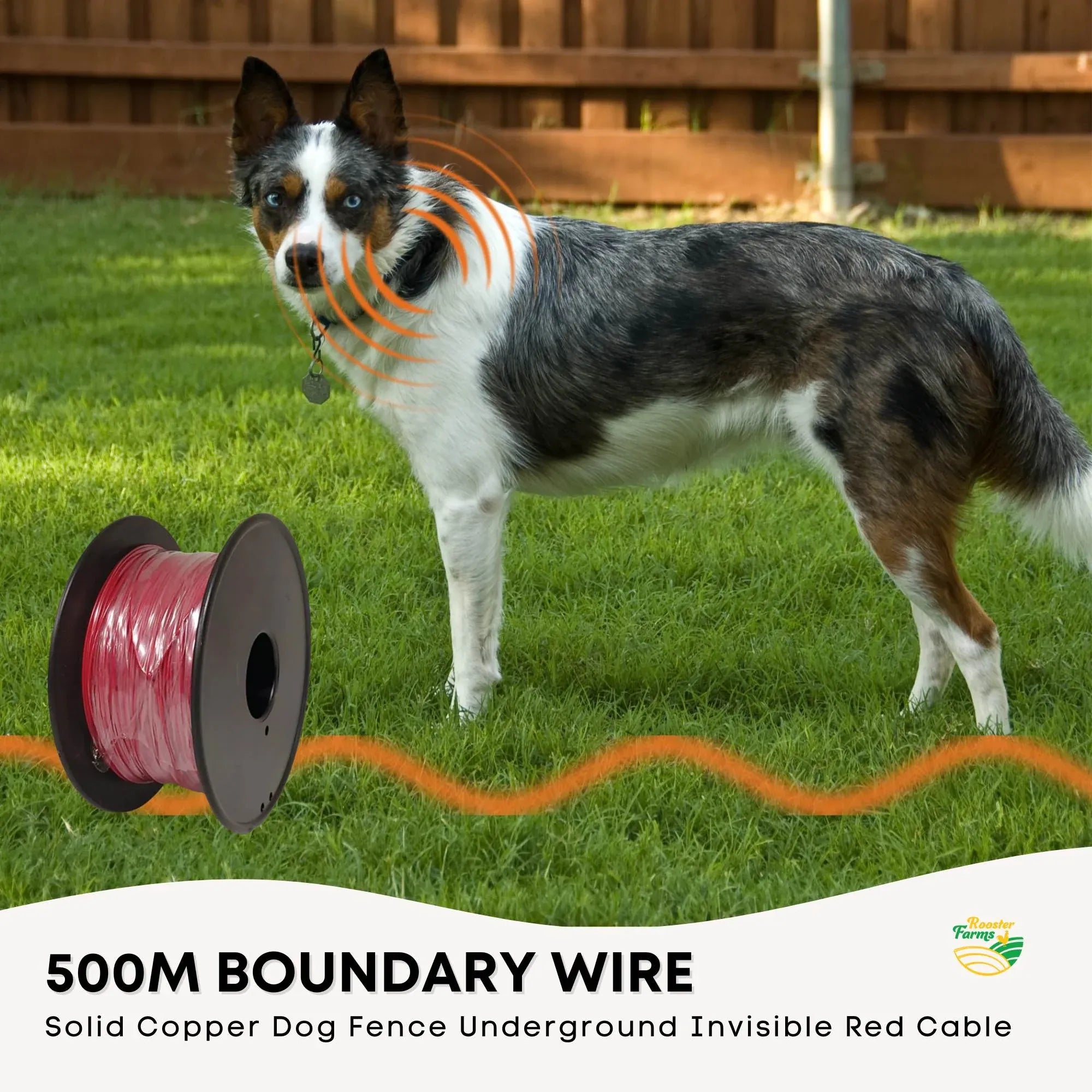 Rooster Farms 500m Dog Fence Underground Boundary Wire Cable - For TP16 Collar V238-SUPDZ-31500049252432