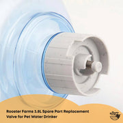 Rooster Farms Replacement Valve Spare Part for 3.8L Pet Water Drinker Dispenser V238-SUPDZ-31576194875472