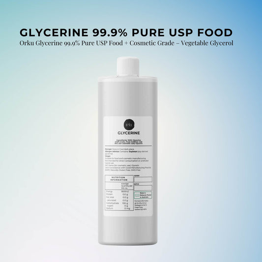 Orku 500ml Glycerine 99.9% Pure USP Food + Cosmetic Grade - Vegetable Glycerol V238-SUPDZ-31589553471568
