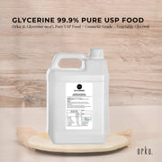 Orku 5L Glycerine 99.9% Pure USP Food + Cosmetic Grade - Vegetable Glycerol V238-SUPDZ-31589648466000