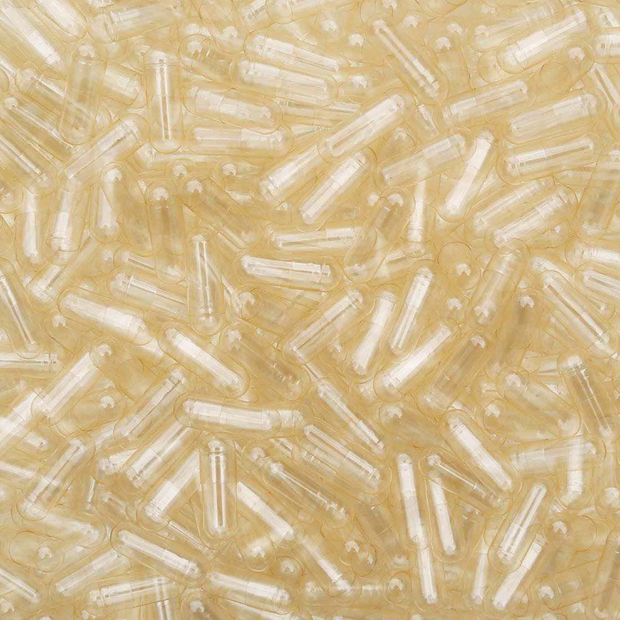 100x Empty Vegetable Capsules Size 00 - Unfilled Vege Vegan Clear Caps V238-SUPDZ-31590462554192