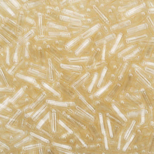 100x Empty Vegetable Capsules Size 00 - Unfilled Vege Vegan Clear Caps V238-SUPDZ-31590462554192