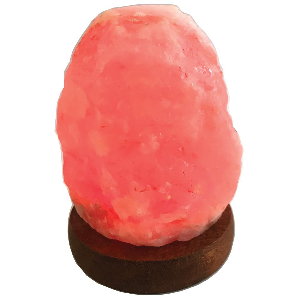 Orku Red USB Himalayan Pink Salt Lamp - Coloured Light Mini Natural Rock Crystal V238-SUPDZ-31746003730512