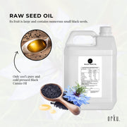 Orku 5L Pure Black Seed Oil Cold Pressed 100% Ethiopian Nigella Sativa Cumin V238-SUPDZ-31806027890768