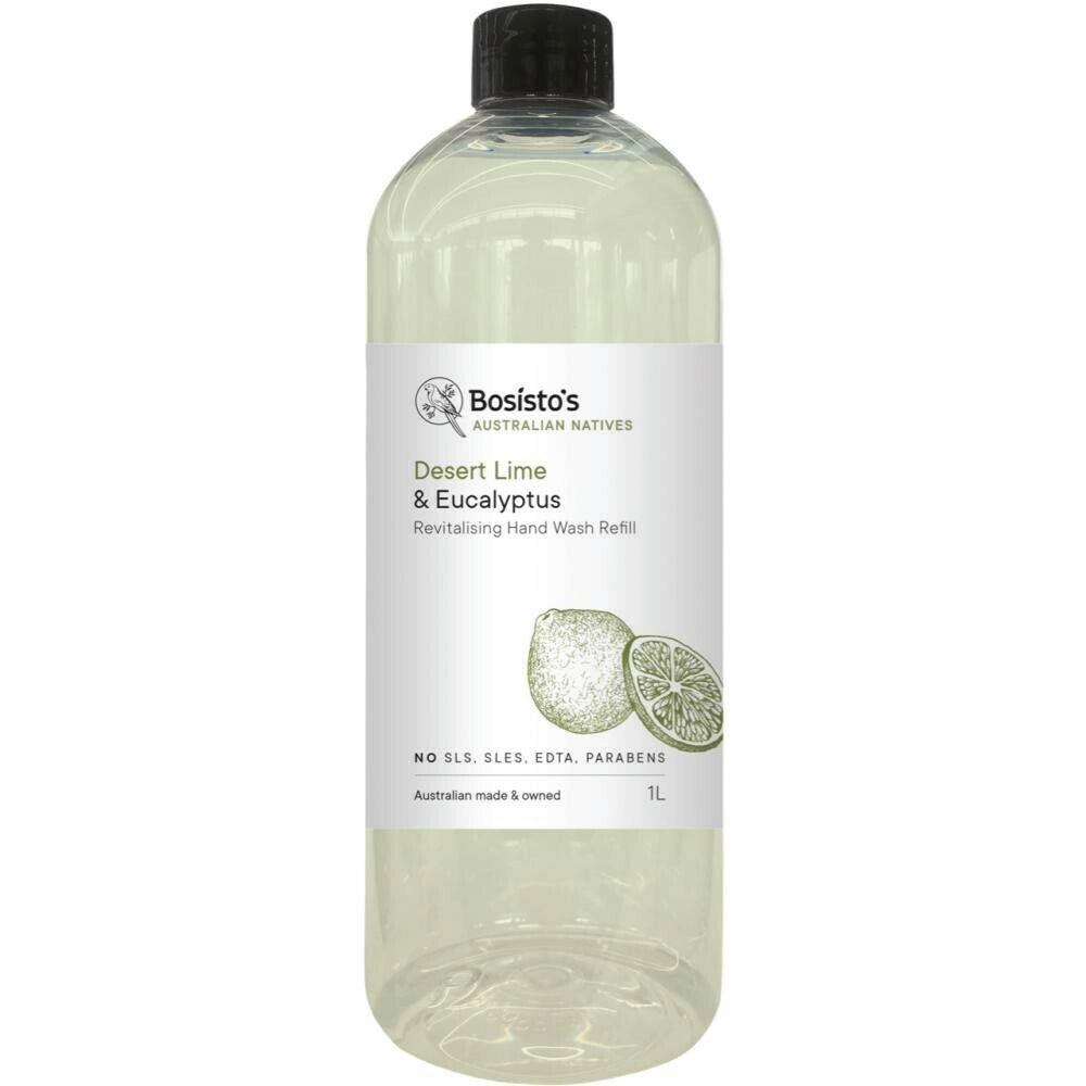 1L Hand Wash Refill Lime Eucalyptus Bosisto's Revitalising Soap Free Liquid Gel V238-SUPDZ-31811695607888