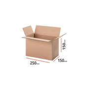 30x Cardboard Boxes 250x150x150mm Carton Box Small Moving Packing Storage Mail V238-SUPDZ-31839783288912