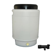 25L Fermenter Keg + Lid + Tap - HDPE Plastic Drum Food Grade Brewing Barrel V238-SUPDZ-31870416126032