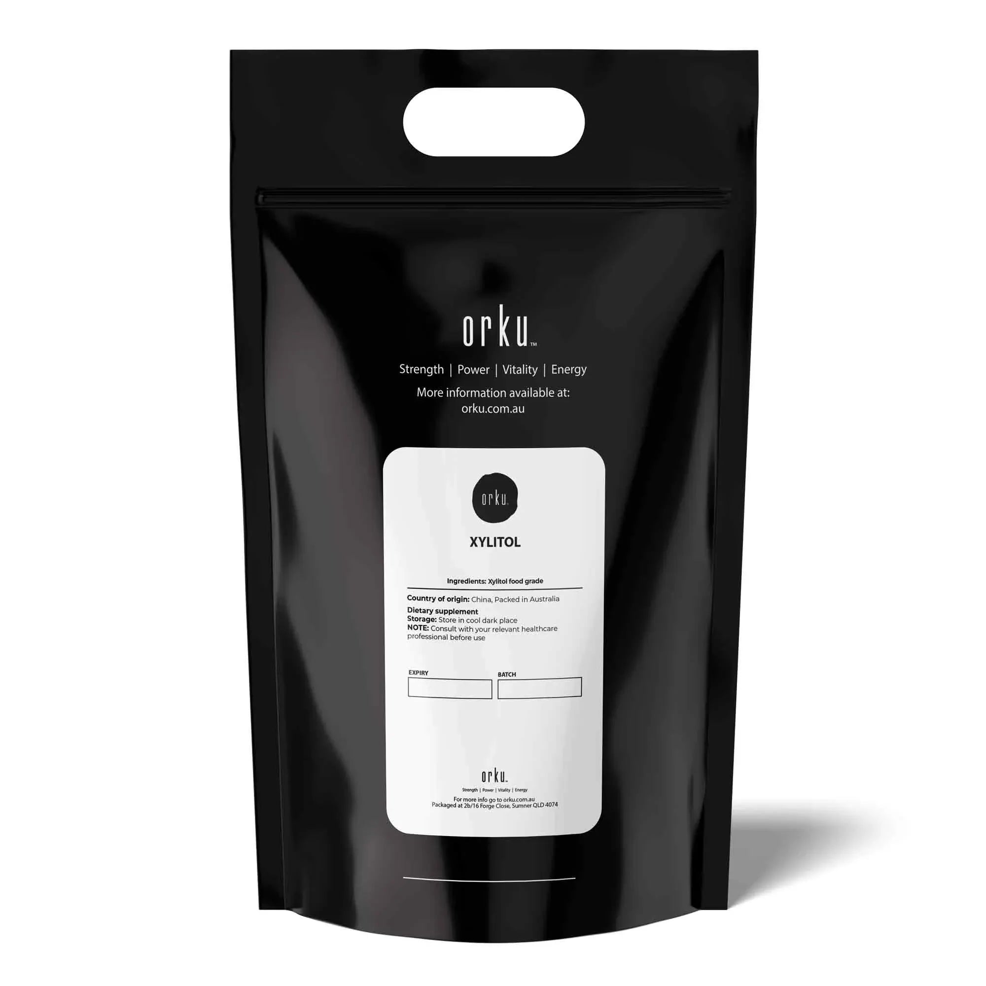 Orku 10Kg Xylitol Crystal Powder - USP FCC Natural Sweetener Sugar Substitute V238-SUPDZ-31945123233872